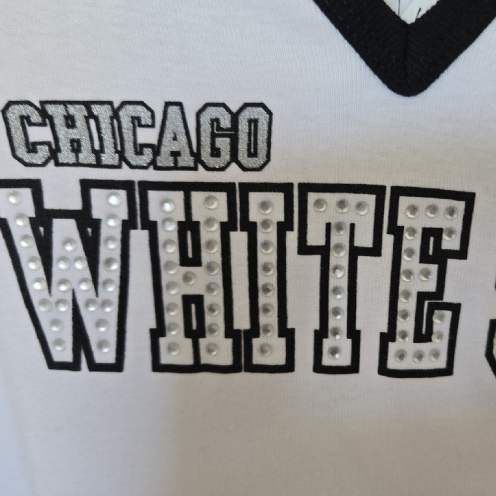 MLB White and Black Women's Top - Picture 6 of 6